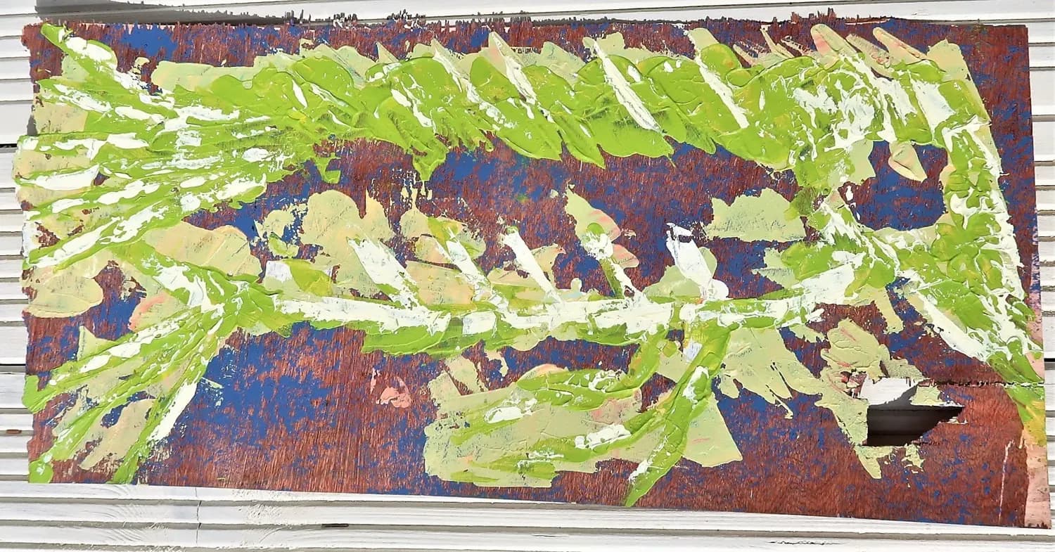 Afdruk in groen