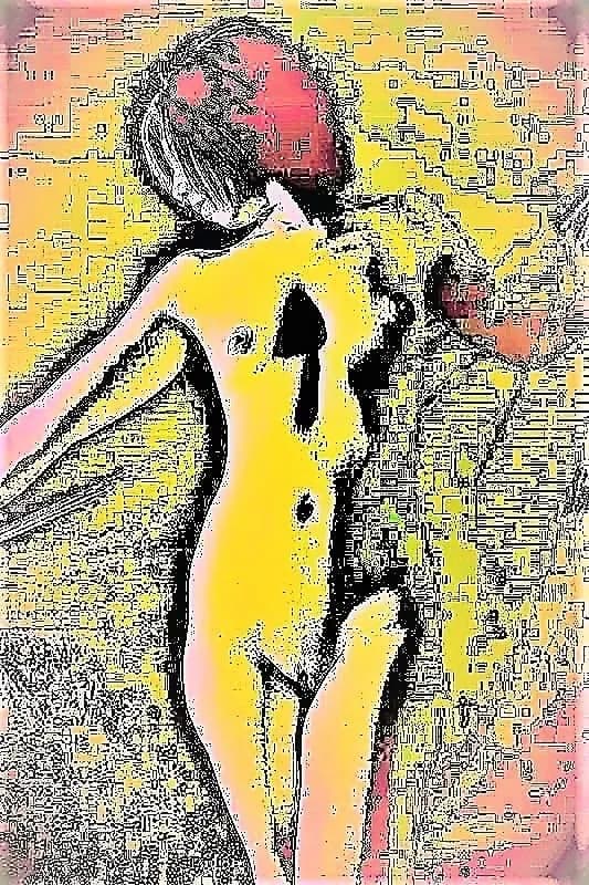 Gele gestalte