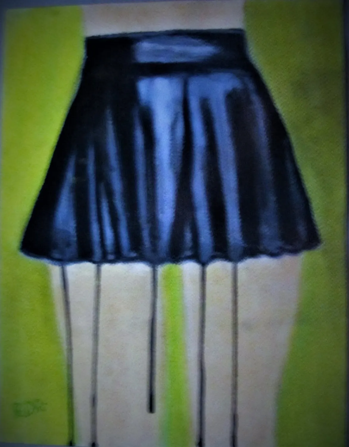 De blauwe rok
