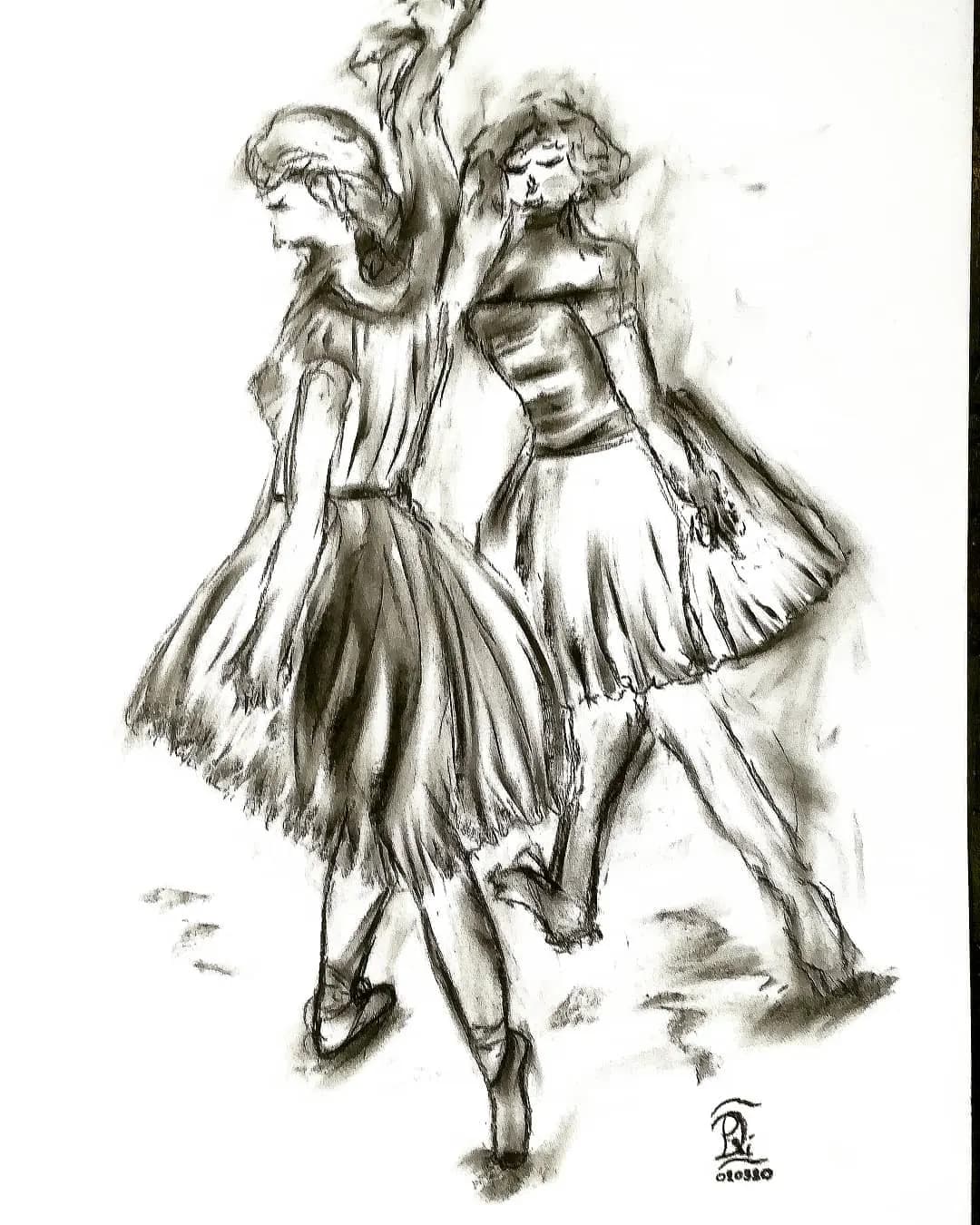 Twee danseressen